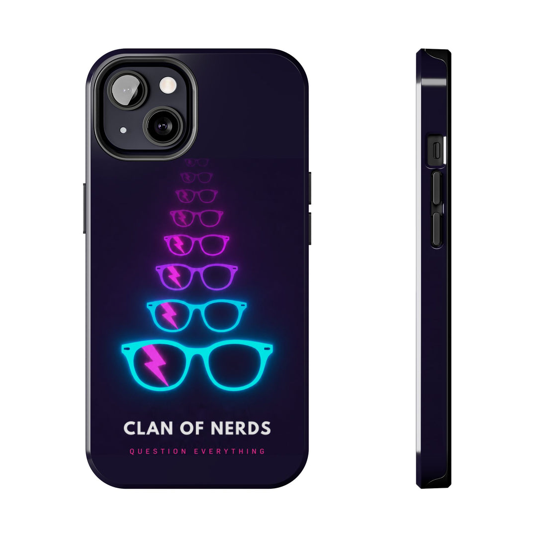Signal Question Everything Tough Phone Case by Clan of Nerds