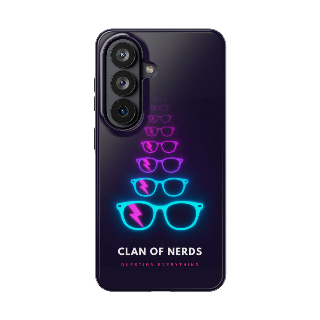 Signal Question Everything Tough Phone Case by Clan of Nerds