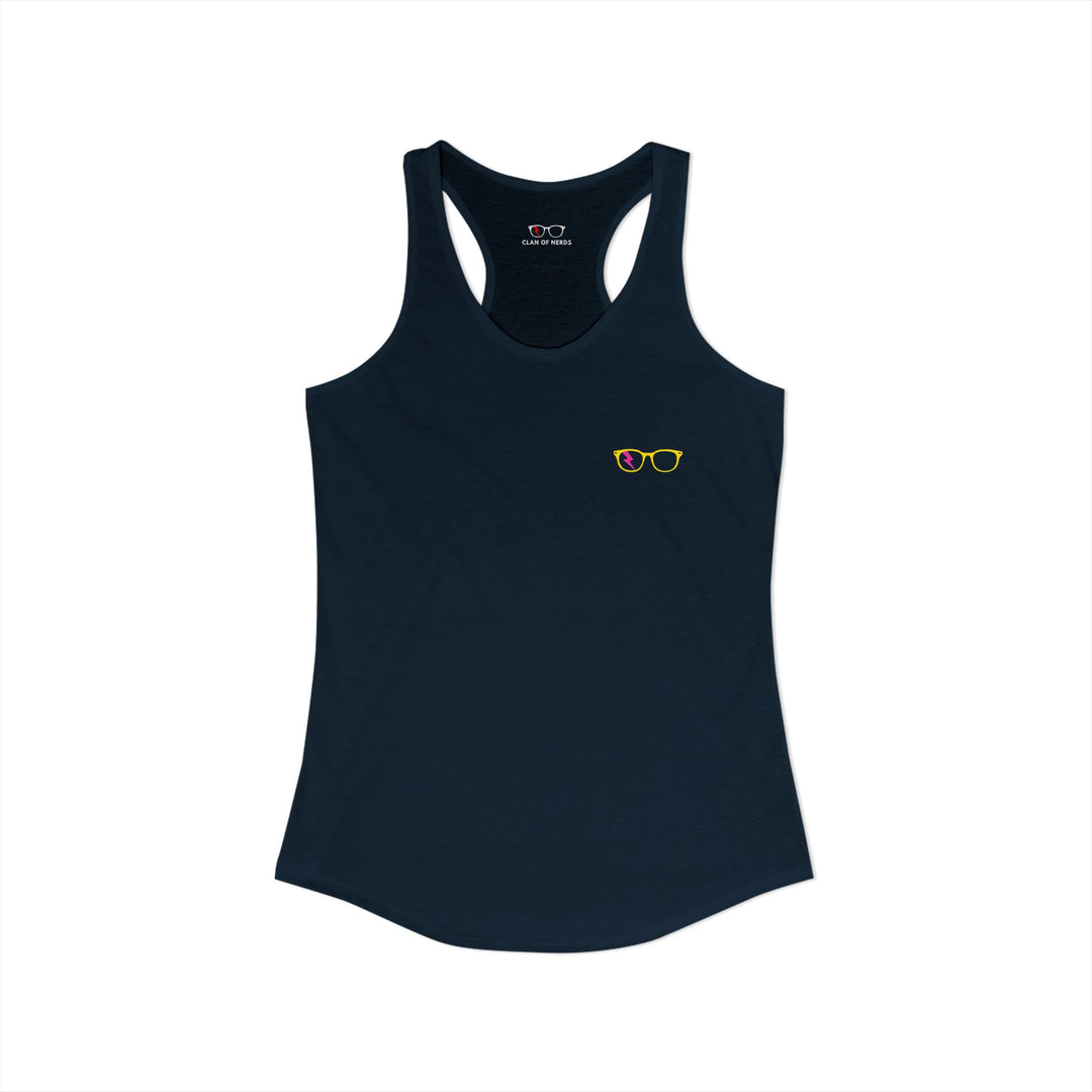 Yellow/Pink Glasses Women’s Tank by Clan of Nerds