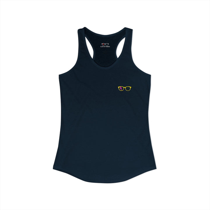 Yellow/Pink Glasses Women’s Tank by Clan of Nerds