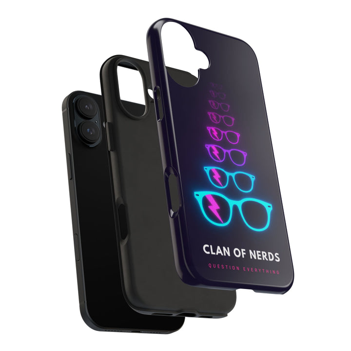 Signal Question Everything Tough Phone Case by Clan of Nerds