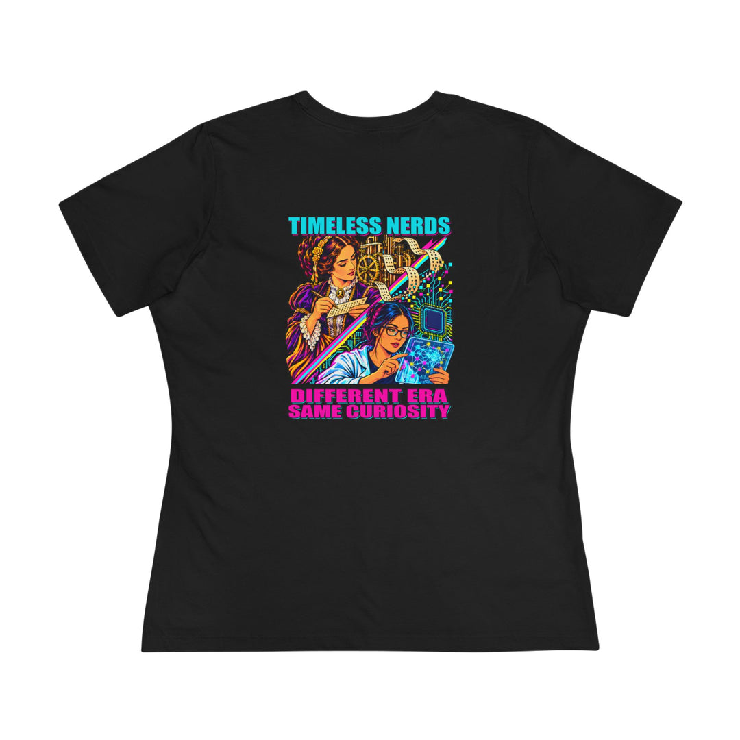 Timeless Nerds Data &amp; Tech Women’s Tee by Clan of Nerds