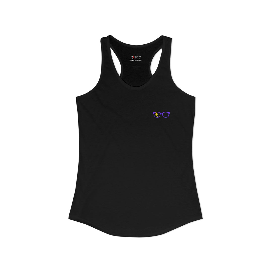 Purple/Yellow Glasses Women’s Tank by Clan of Nerds
