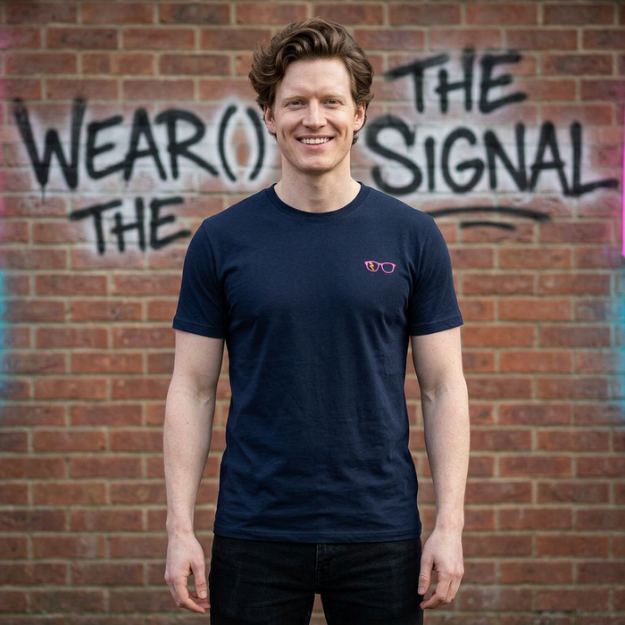 PINK/ORANGE GLASSES - MEN'S TEE