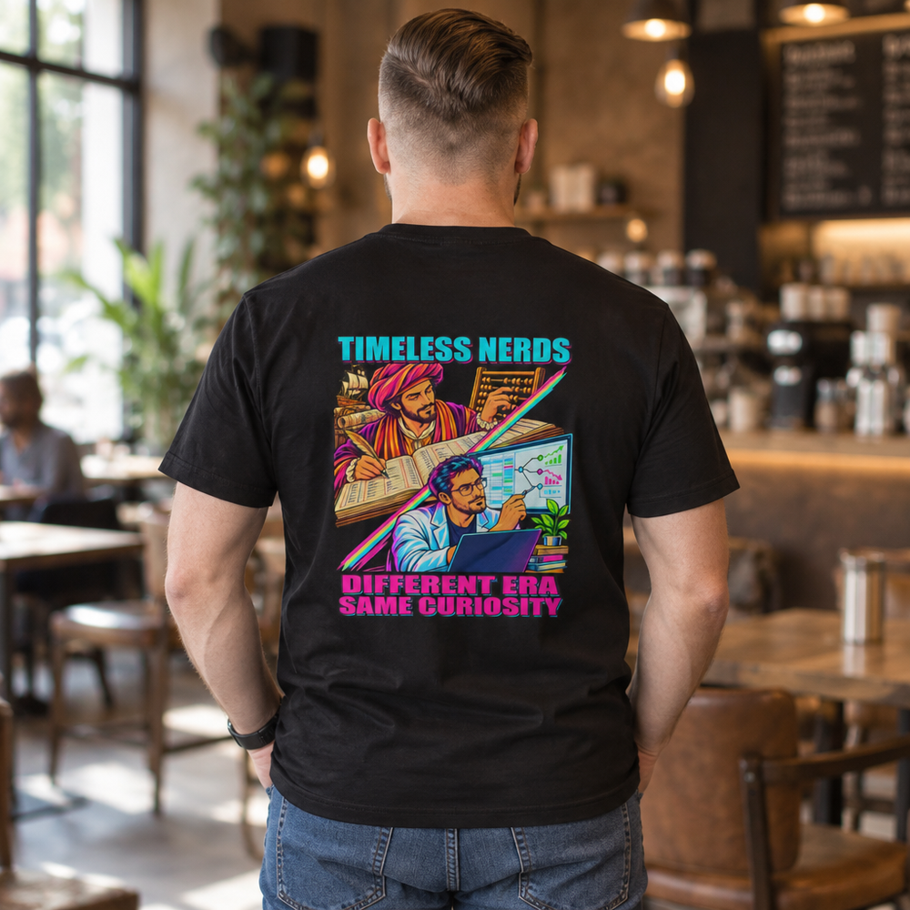 Timeless Nerds Business & Finance Men’s Tee in Black