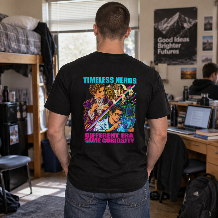 Timeless Nerds Data &amp; Tech Men’s Tee in Black