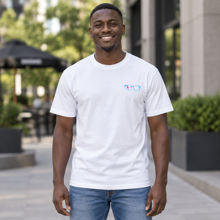 Timeless Nerds Law &amp; Justice Men’s Tee in White