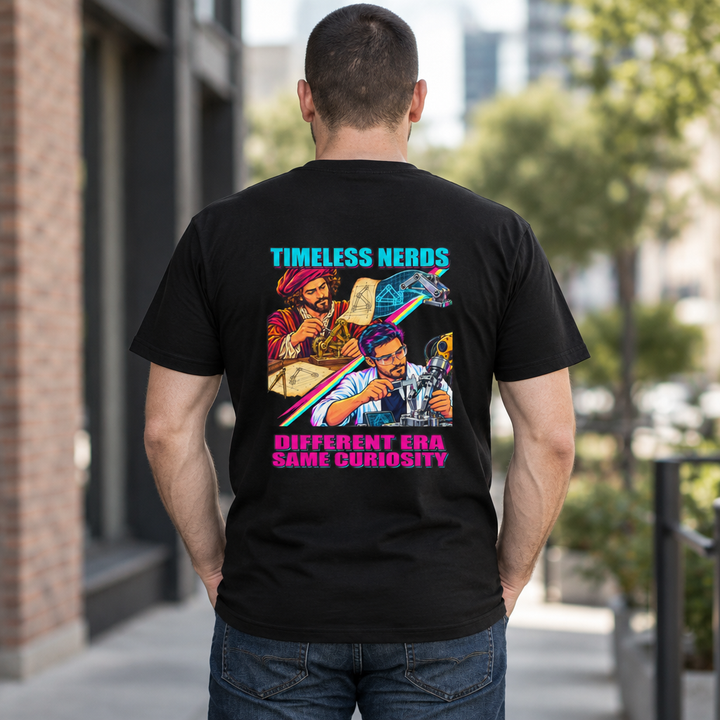 Timeless Nerds Science &amp; Engineering Men’s Tee in Black