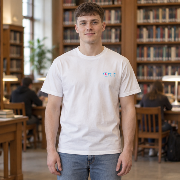 Timeless Nerds Science &amp; Engineering Men’s Tee in White
