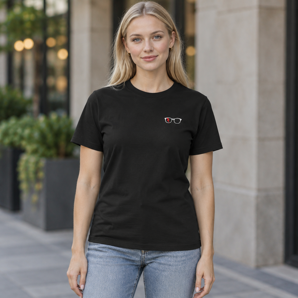 Classic Glasses Women’s Tee in Black