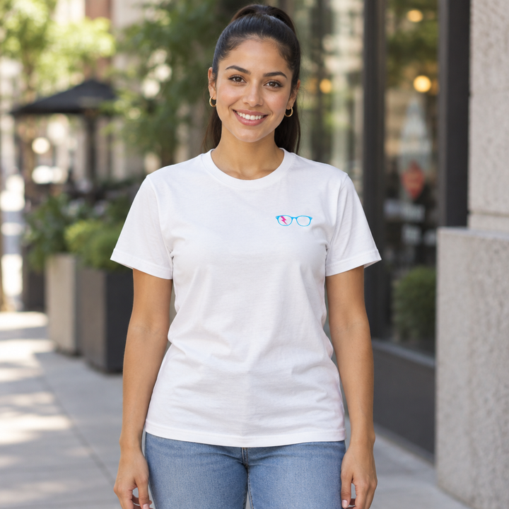 Timeless Nerds Law &amp; Justice Women’s Tee in White