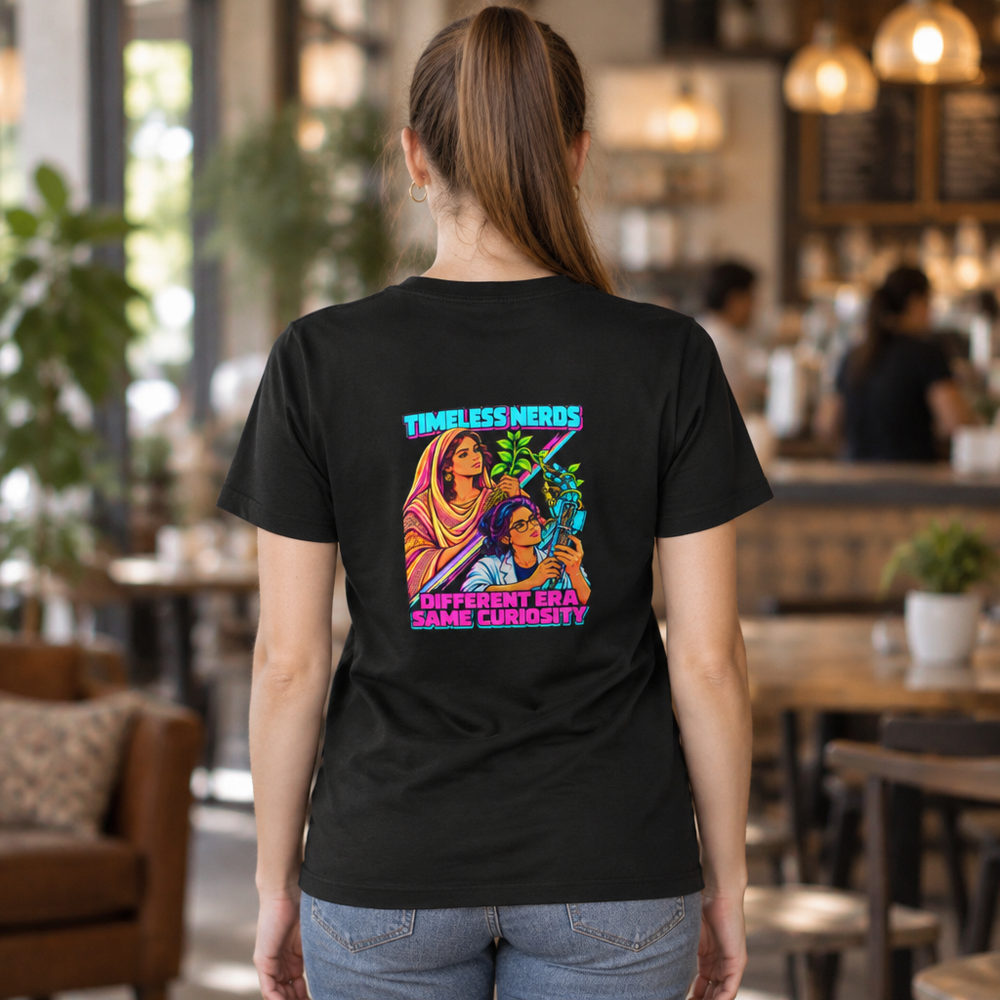 Timeless Nerds Medicine Women’s Tee in Black