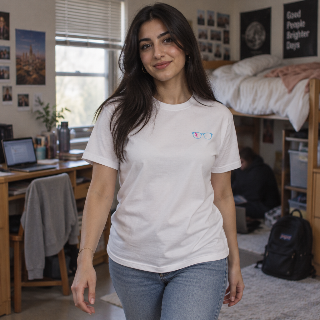 Timeless Nerds Medicine Women’s Tee in White