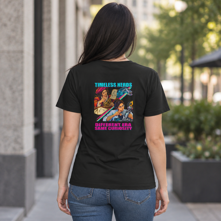 Timeless Nerds Science &amp; Engineering Women’s Tee in Black