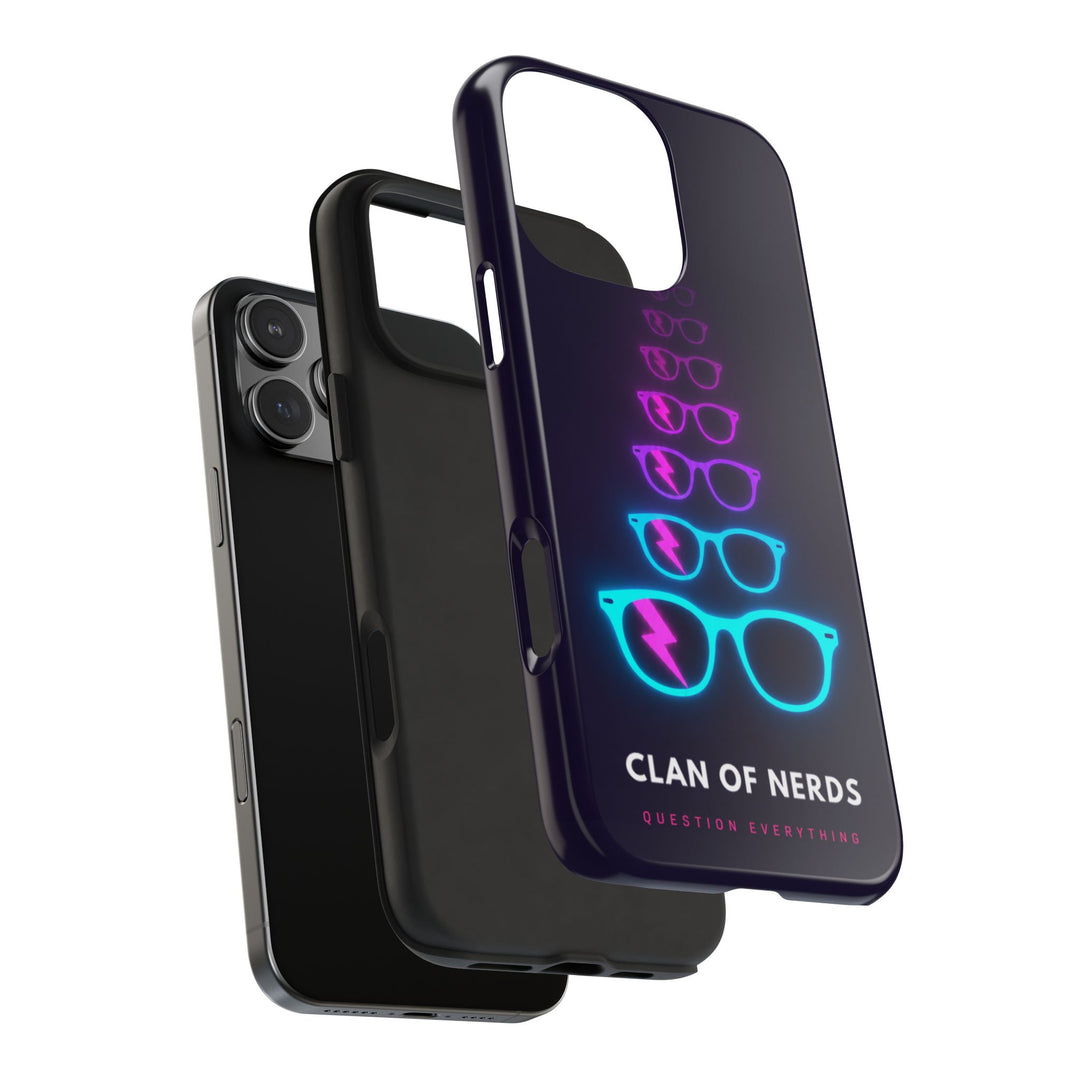 Signal Question Everything Tough Phone Case by Clan of Nerds