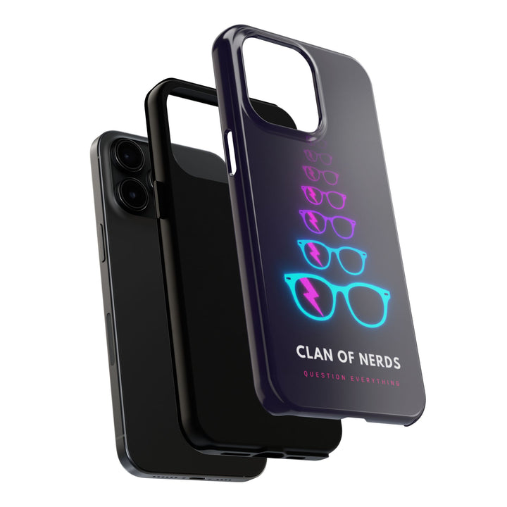 Signal Question Everything Tough Phone Case by Clan of Nerds