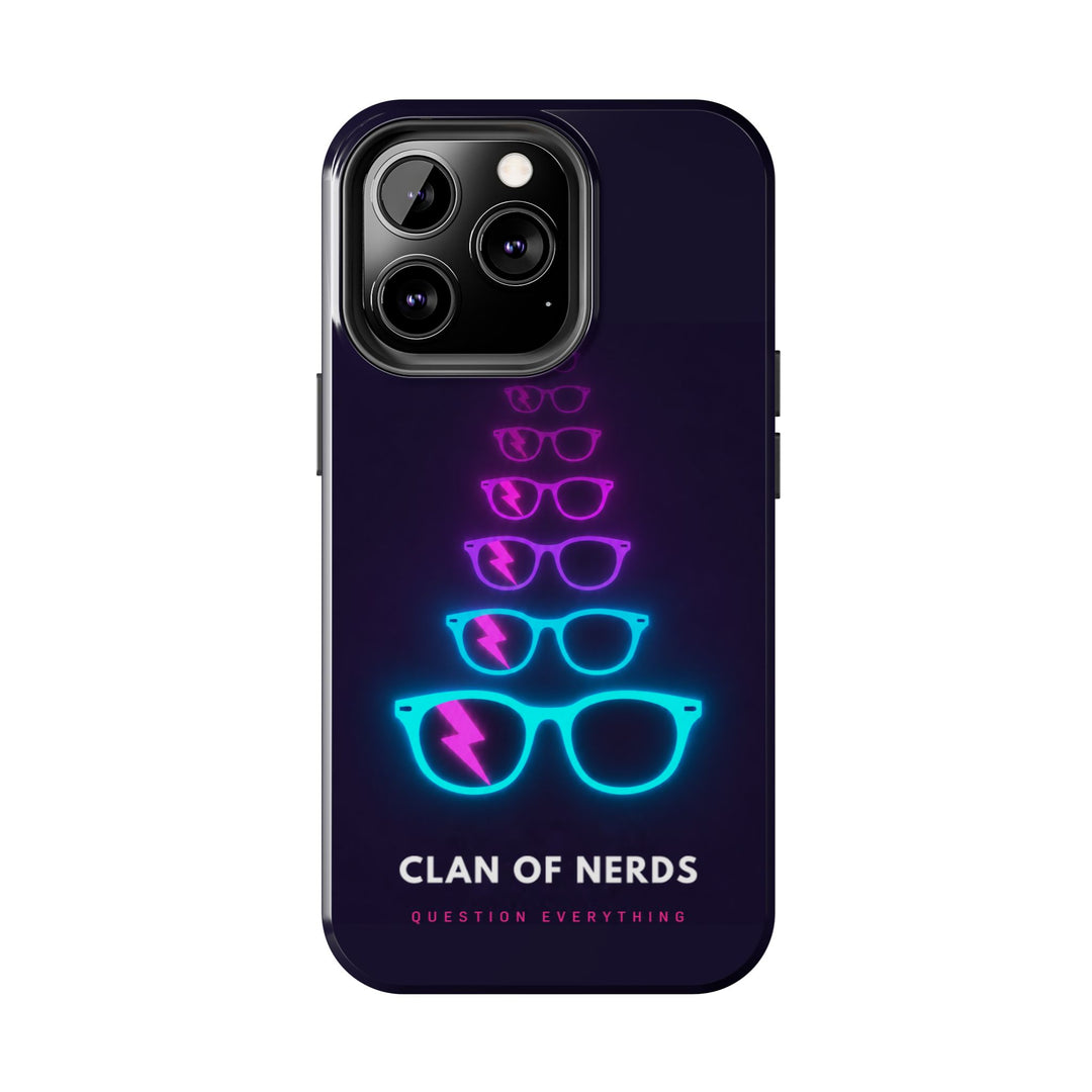 Signal Question Everything Tough Phone Case by Clan of Nerds