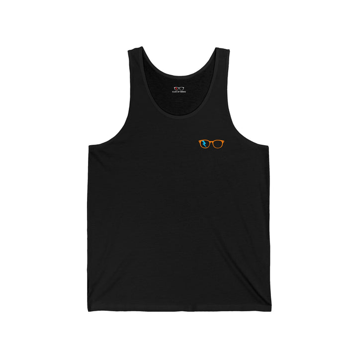Orange/Cyan Glasses Men’s Tank by Clan of Nerds