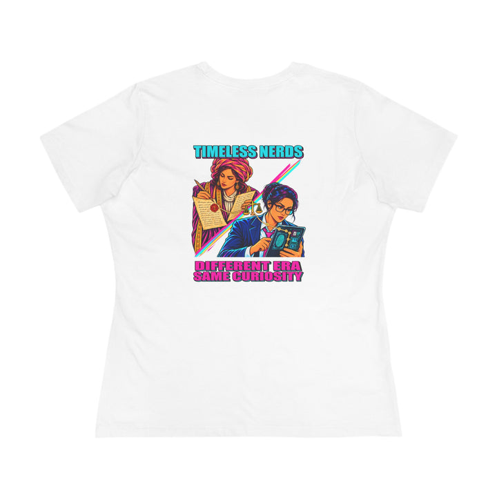 Timeless Nerds Law &amp; Justice Women’s Tee by Clan of Nerds