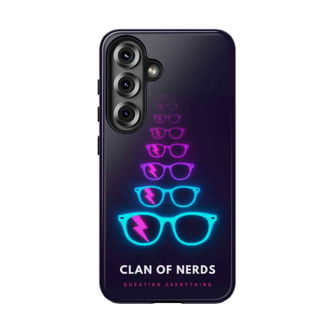 Signal Question Everything Tough Phone Case by Clan of Nerds