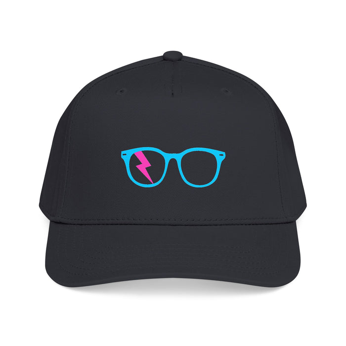 CYAN/PINK GLASSES - CAP