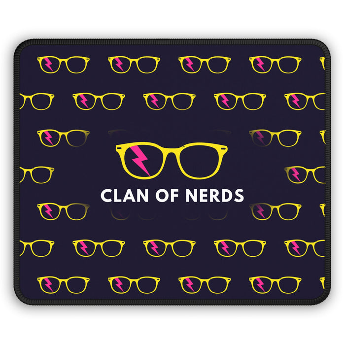 YELLOW/PINK GLASSES PATTERN - MOUSE PAD