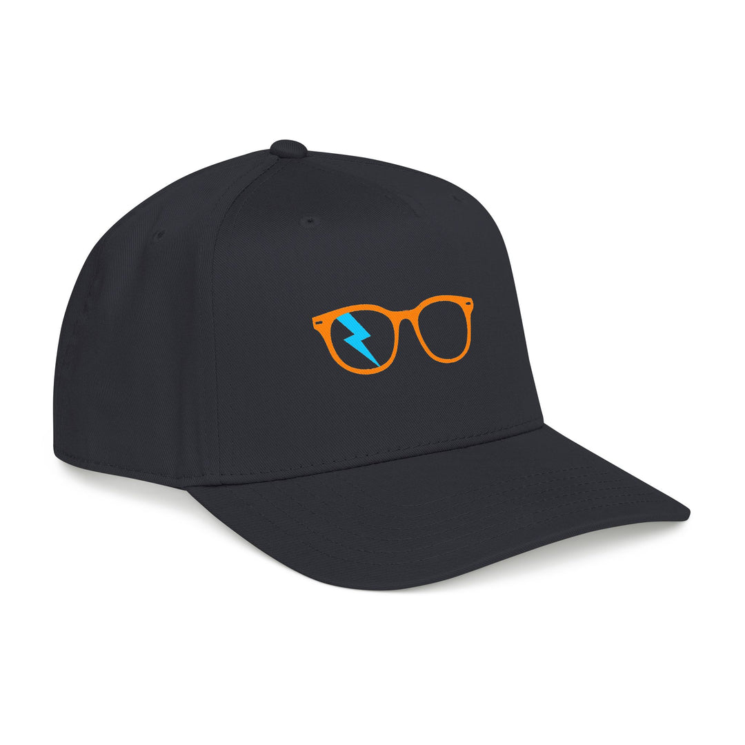 Orange/Cyan Glasses Cap by Clan of Nerds