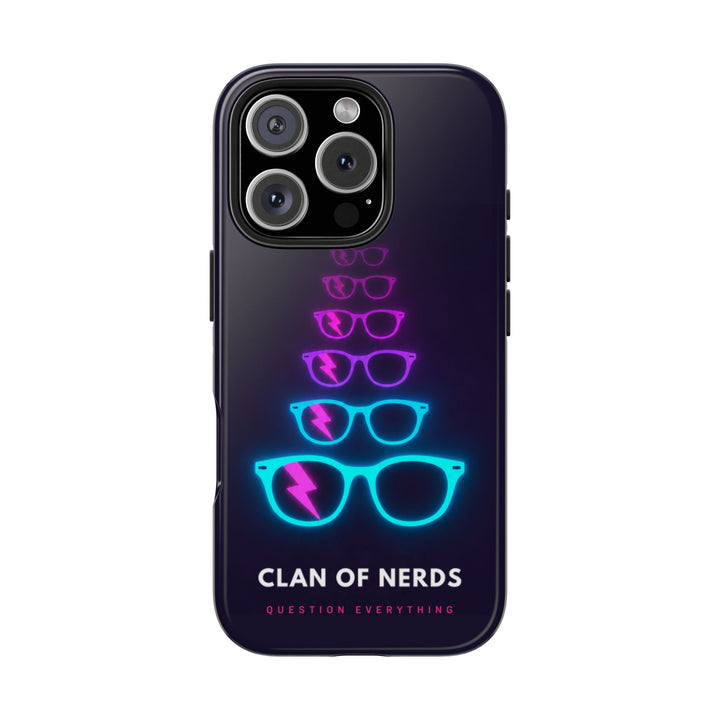 Signal Question Everything Tough Phone Case by Clan of Nerds
