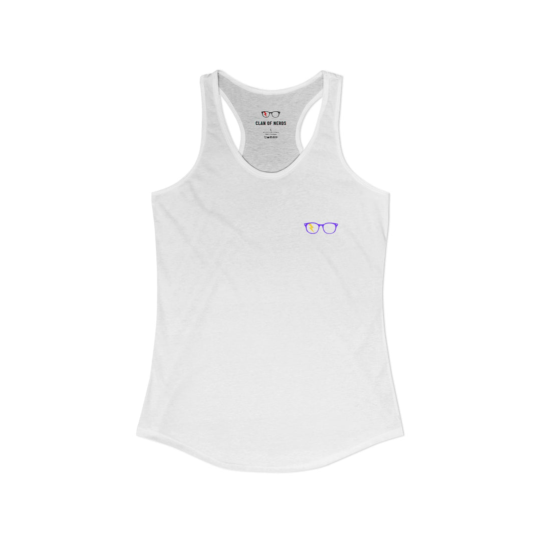 Purple/Yellow Glasses Women’s Tank by Clan of Nerds