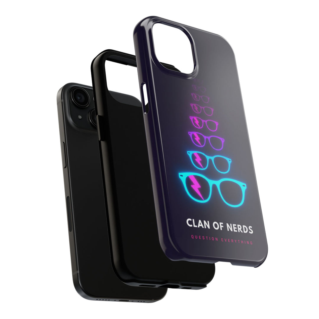 Signal Question Everything Tough Phone Case by Clan of Nerds