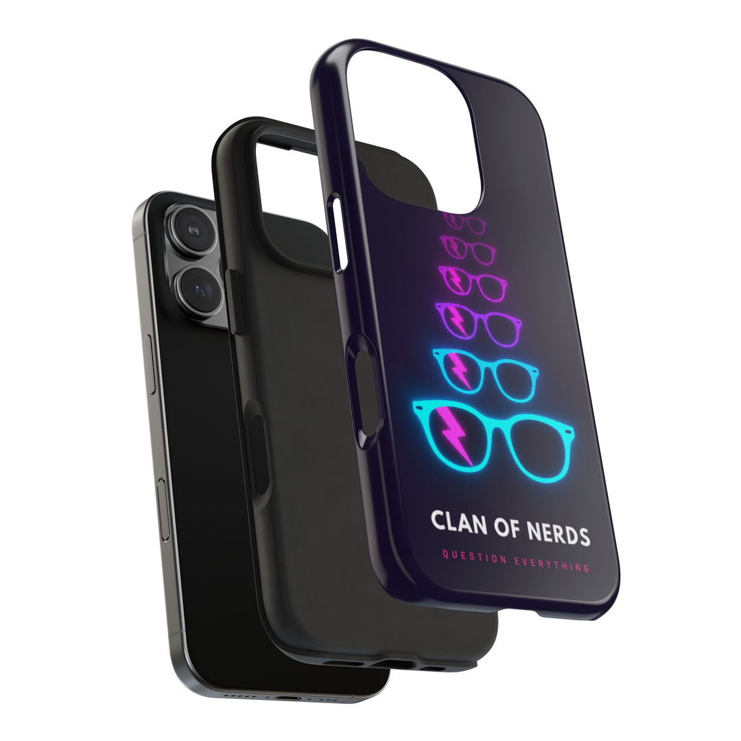 Signal Question Everything Tough Phone Case by Clan of Nerds