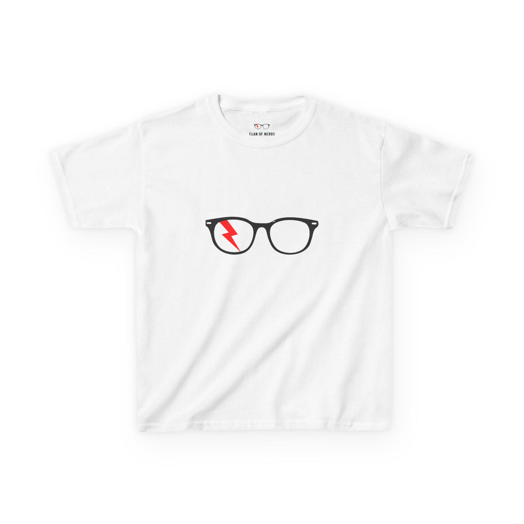 Classic Glasses Kids Tee in White