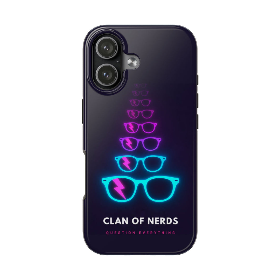 Signal Question Everything Tough Phone Case by Clan of Nerds