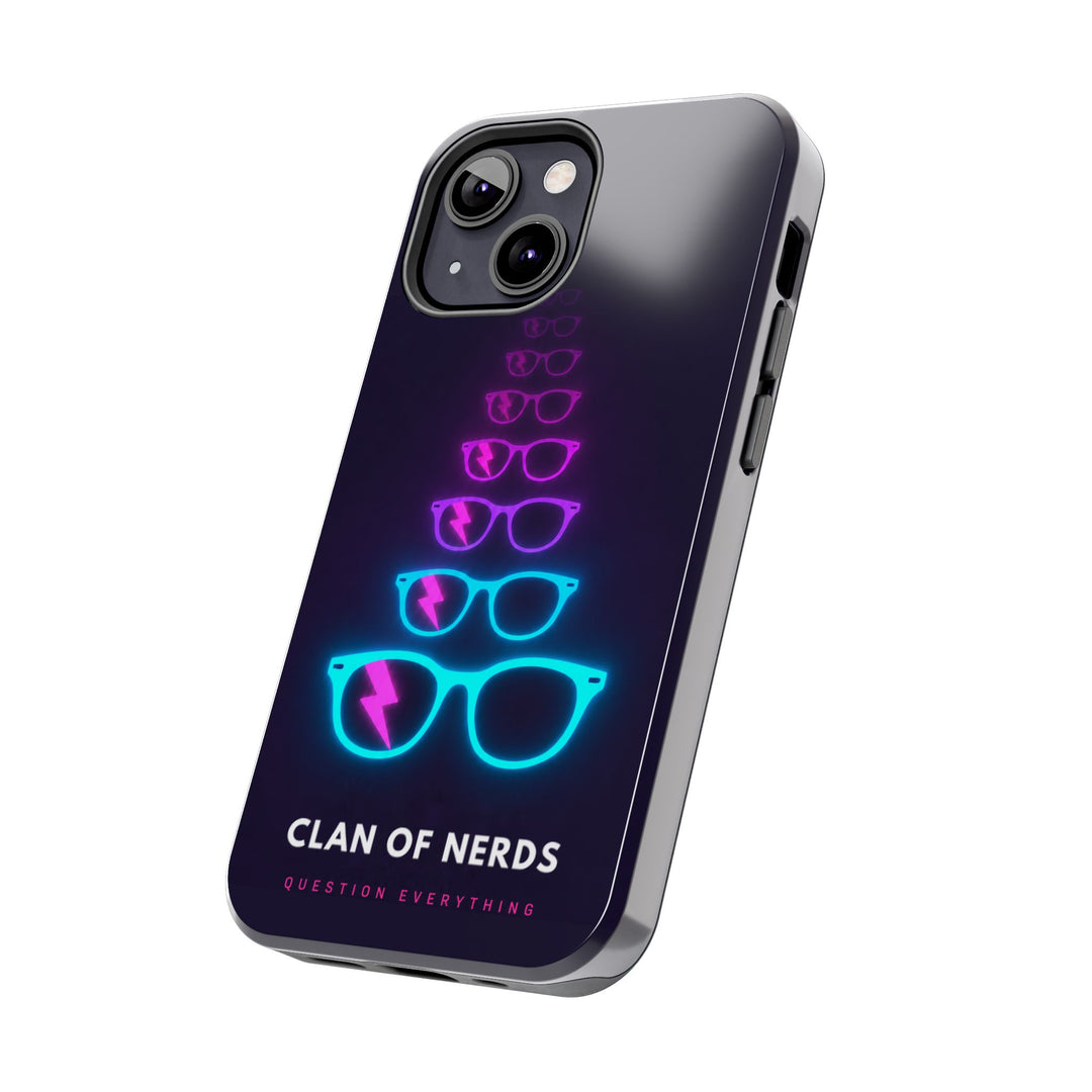 Signal Question Everything Tough Phone Case by Clan of Nerds