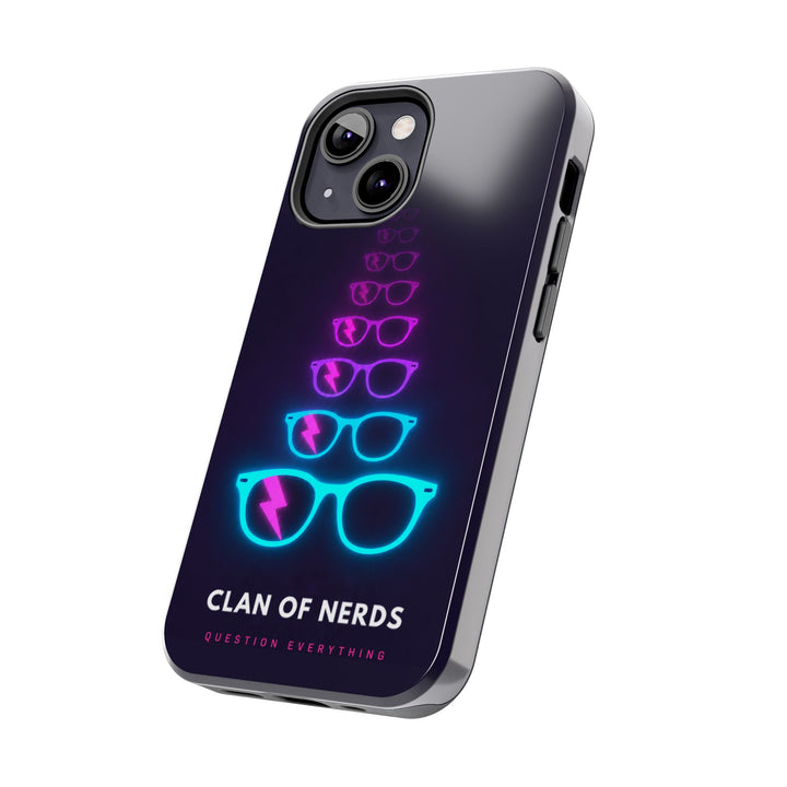 Signal Question Everything Tough Phone Case by Clan of Nerds
