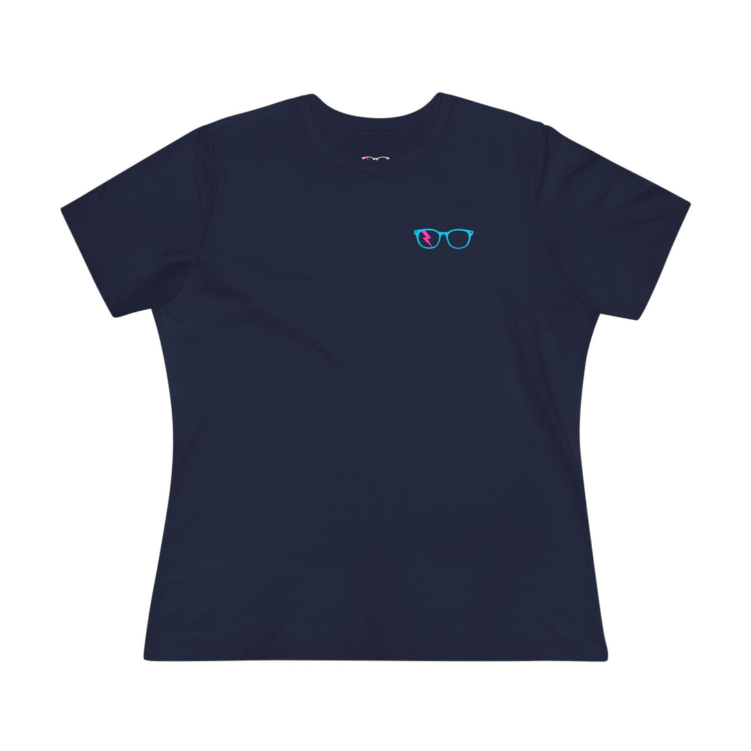 Timeless Nerds Education Women’s Tee in Navy