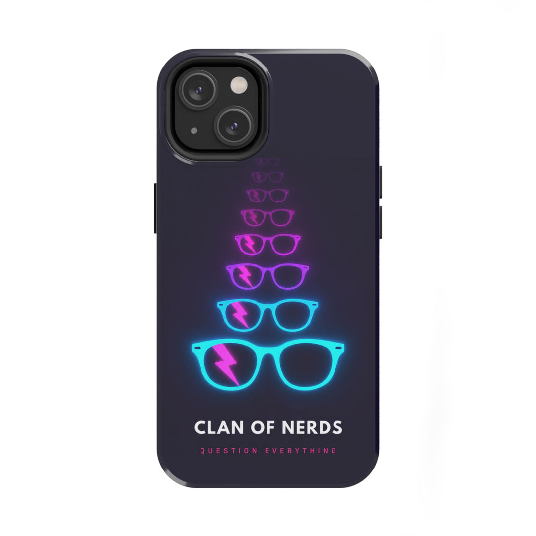 Signal Question Everything Tough Phone Case by Clan of Nerds
