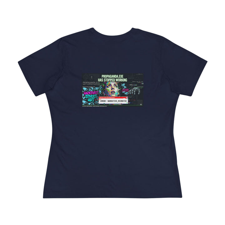 Propaganda Hacker Women’s Tee by Clan of Nerds
