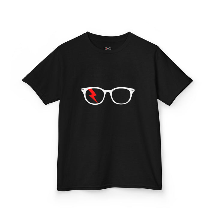 Classic Glasses Kids Tee by Clan of Nerds