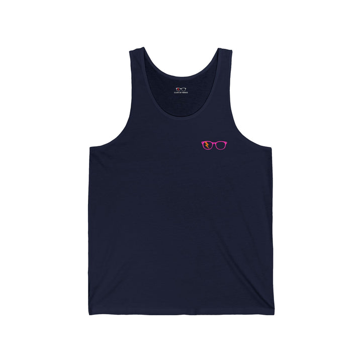 Pink/Orange Glasses Men’s Tank by Clan of Nerds