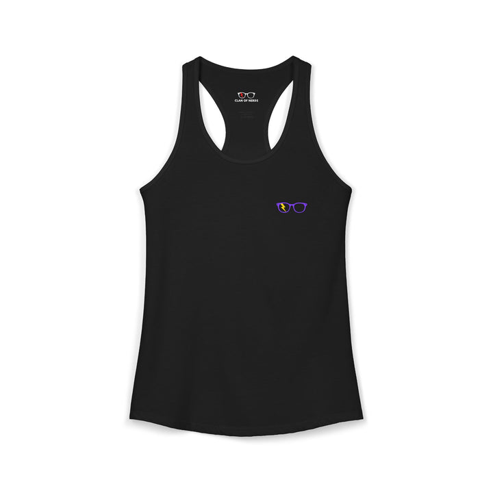 Purple/Yellow Glasses Women’s Tank by Clan of Nerds