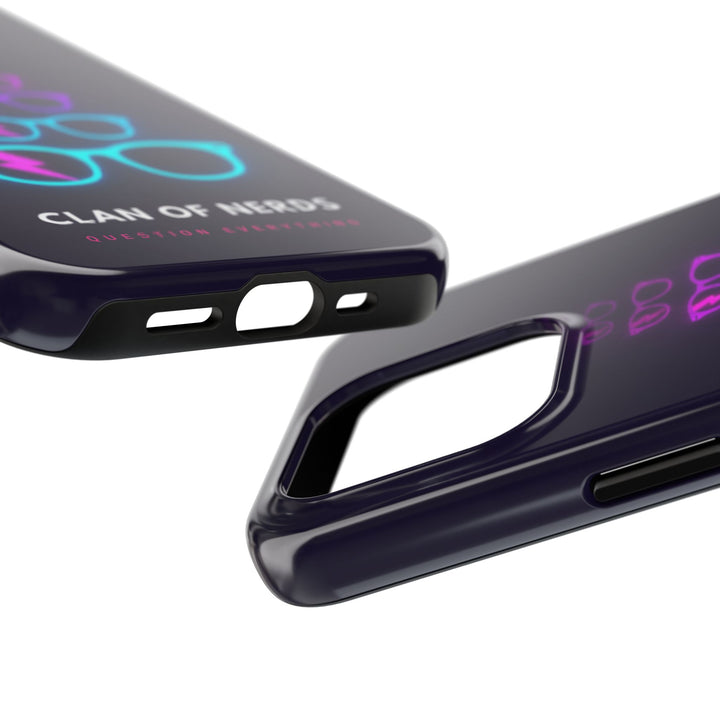 Signal Question Everything Tough Phone Case by Clan of Nerds