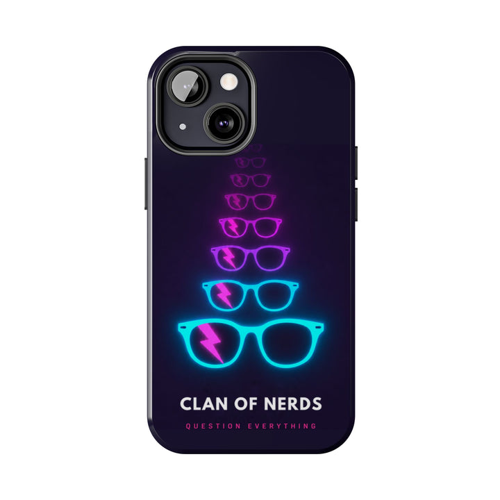 Signal Question Everything Tough Phone Case by Clan of Nerds