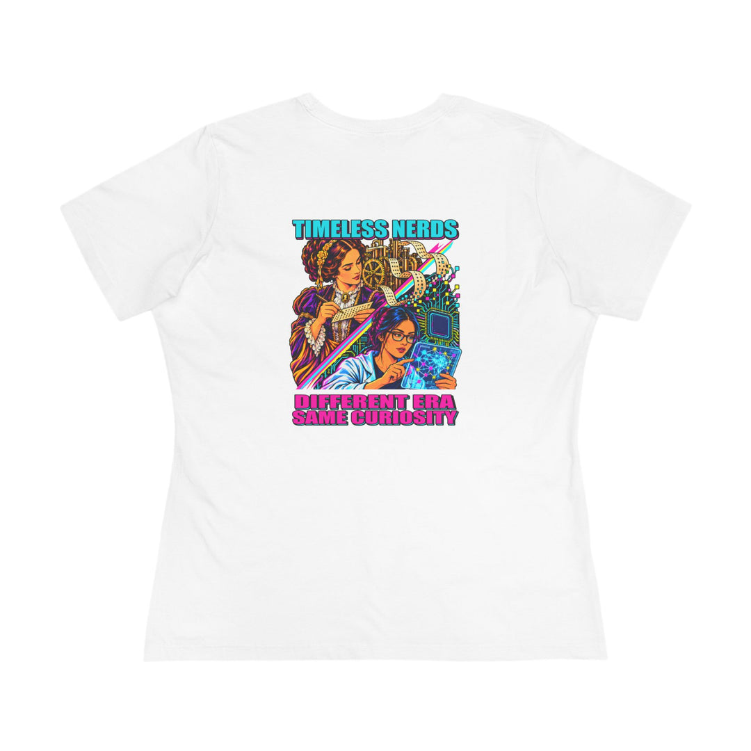 Timeless Nerds Data &amp; Tech Women’s Tee by Clan of Nerds