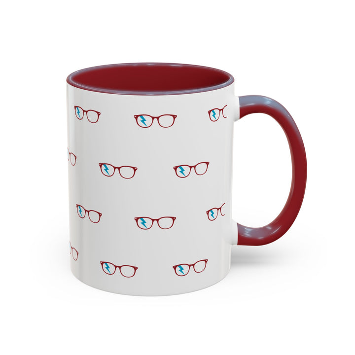 Ember Glasses Accent Mug by Clan of Nerds