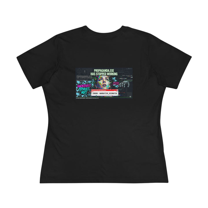 Propaganda Hacker Women’s Tee by Clan of Nerds