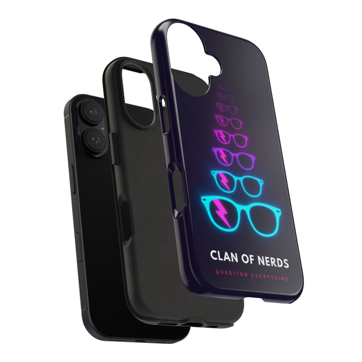 Signal Question Everything Tough Phone Case by Clan of Nerds