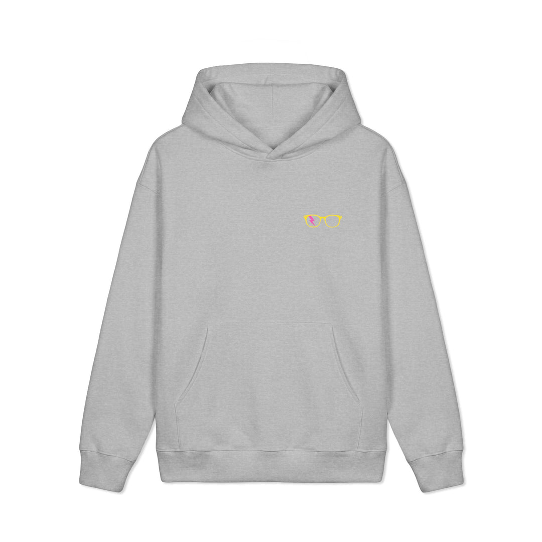 Yellow/Pink Glasses Men’s Hoodie by Clan of Nerds