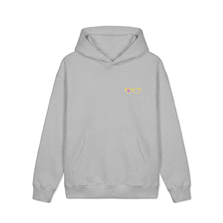 Yellow/Pink Glasses Men’s Hoodie by Clan of Nerds