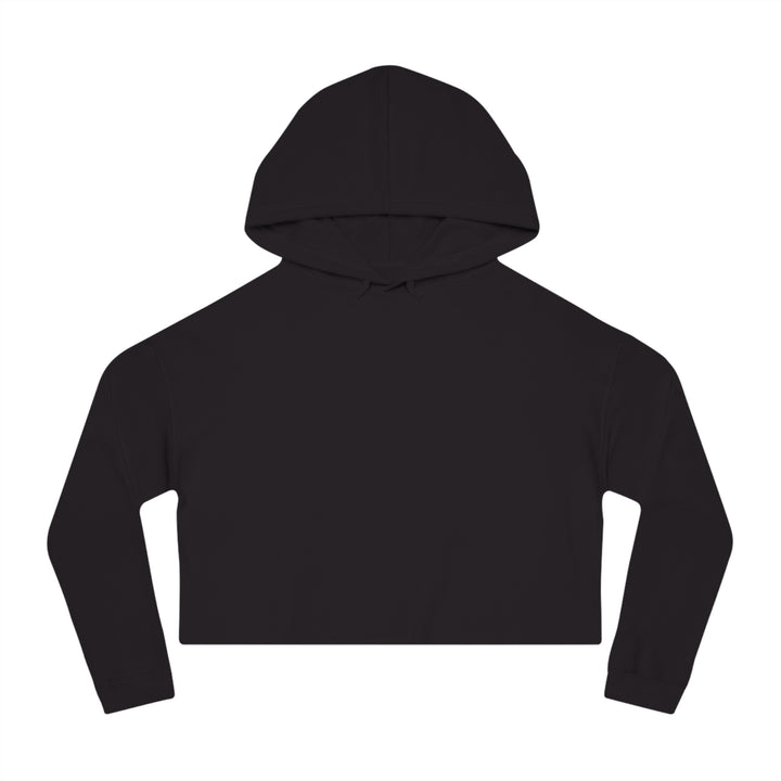 Classic Glasses Women’s Cropped Hoodie in Black